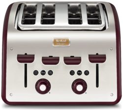 Tefal - Maison 4 Slice Toaster - Red